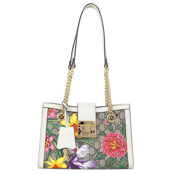 グッチ GUCCI ショルダーバッグ グッチシマ GGロゴ フローラ 花柄  