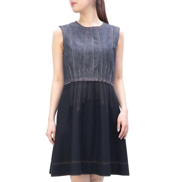 在庫一掃セール 17年秋冬 マックスマーラ スポーツマックスコード Maxmara Sportmax Code ノースリーブ ワンピース ネイビー Taranto Nv 01 Maxmara Cf1710 Fontana フォンターナ 通販 Yahoo ショッピング