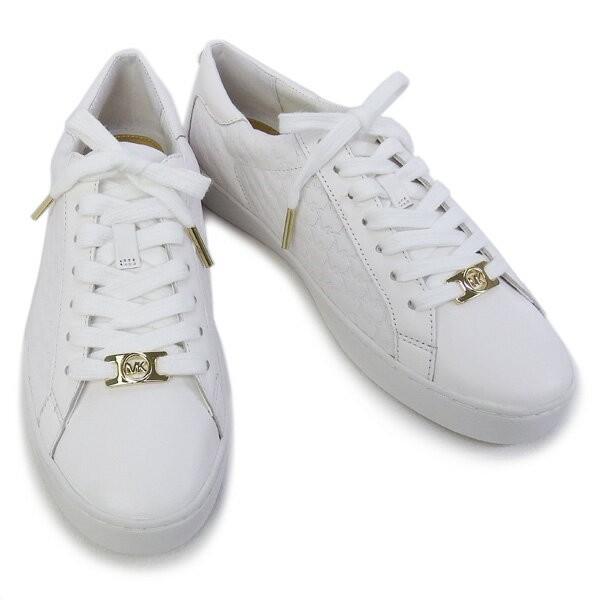 michael kors red and white sneakers