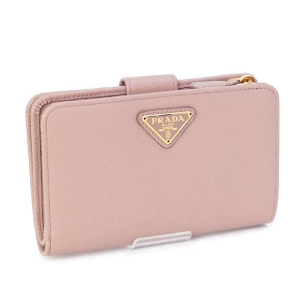プラダ Prada 財布 Saffiano Triangle 折財布 カーフ ピンクベージュ 1ml225 Qhh F0236 Cipria Prada Wi1910 1 Fontana フォンターナ 通販 Yahoo ショッピング