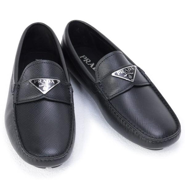 プラダ Prada 靴 メンズ サフィアーノレザー ドライビングシューズ ローファー ブラック 2dd164 3e0n F0002 Nero 年春夏 Prada Wi04 6 Fontana フォンターナ 通販 Yahoo ショッピング