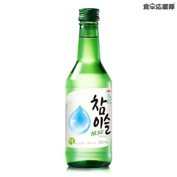 ■商品内容：韓国焼酎 チャミスル■内容量： 360ml■度数：16％■原産国：韓国■原材料：酸味料、香料■商品内容：三年竹を1,000度でじっくり焼いた天然竹炭を使い、丁寧に濾過したクリアなお酒。 すっきりとした味わいが特徴です。 チャミス...