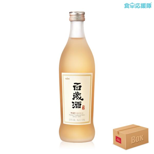 ■商品内容：百歳酒(ベクセジュ) ■内容量： 375mlx20本 (1BOX)■度数：13％■原産国：韓国■原材料：甘草、クコシ、高麗人参、陳皮(みかんの皮）、チコリー、ハイビスカス、生姜、シナモン、ローズヒップ、茶の木■賞味期限：枠外記載...