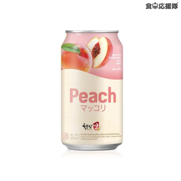 ■麹醇堂 麹醇堂米マッコリ(缶) モモ味■内容量：350ml×1缶■アルコール度数：3度■原材料：米（韓国産他）、果糖、麹（韓国産）、 酵母、もも濃縮液／二酸化炭素、クエン 酸、もも香料、乳酸、甘味料（アスパル テーム）■賞味期限：製造日か...