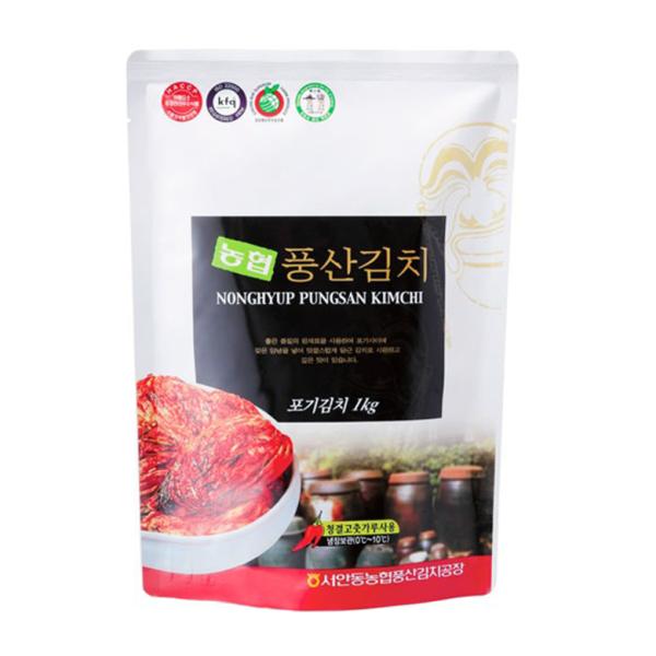 ■商品名：白菜キムチ 韓国農協（1ｋｇ×１個まだは500ｇ×２個）■内容量：1kg■原材料名：白菜、唐辛子、唐辛子粉、塩、砂糖など■原産国：韓国■賞味期限：枠外記載■保存方法：冷蔵保管してください。■広告文責：株式会社コトラトレーディングT...
