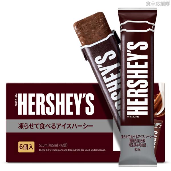 Hershey 凍らせて食べるアイス 6個セット ハーシー チョコレートアイス ハーシーズ HERSHEY'S 【置き配用オマケ付き】チョコアイス