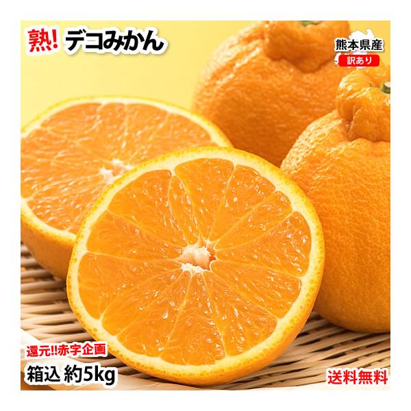[Release date: February 3, 2026]■名称訳ありデコみかん（デコポンと同品種不知火）■産地熊本県産■内容量箱込5kg（内容量4kg+不良果補償分500g）※サイズ無選別になります。(シミ・黒点・傷あり・不揃い)※...