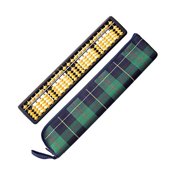 ・青  U-23Eソロバンパツク#36・・Color:青・梱包サイズ:42.7x11.4x3.9cm・   本体重量:178g・   桁数:23桁・   材質:枠・玉:プラ・   仕様:そろばんケース付き