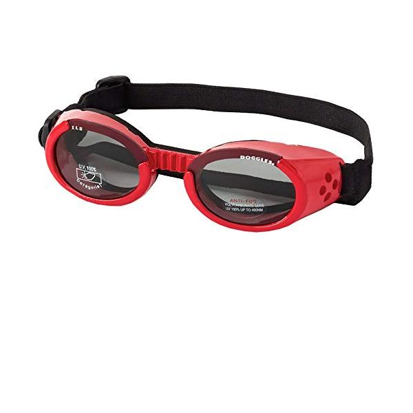 Doggles (ドグルズ) 0686644130459 シャイニーレッド 犬 L サイズ