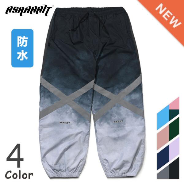 スノーボード Bsrabbit WW SHINE JOGGER PANTS BLACK 055_STRIPESPORTYSUPERWIDEJOGGE