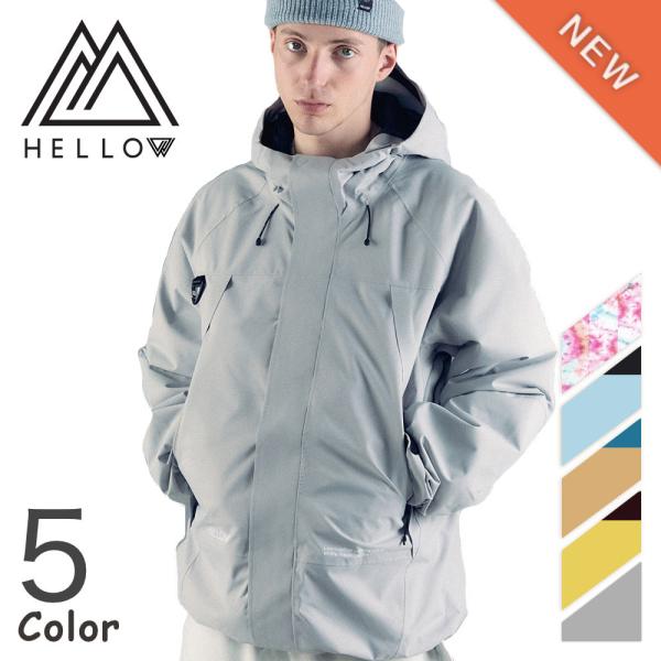 HELLOWスノーボードウェア マウンテンパーカー HELLOW TRACE JACKET スノーボードウェア フーディー ジャケット 男女