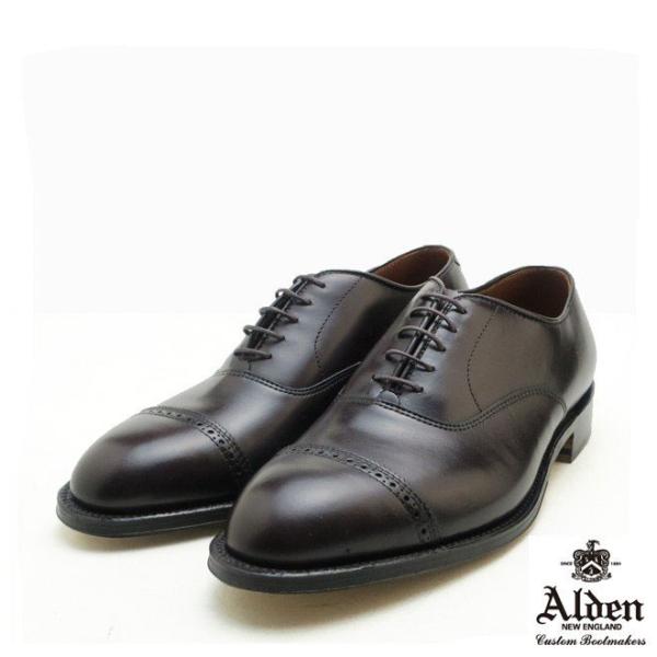 ALDEN オールデン ストレートチップ バーガンディ 905 : Foot Time