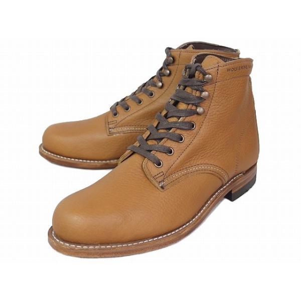 『美品』WOLVERINE ウルヴァリン 1000マイルブーツ タン 27cm cloudshoe_wolverine-w40048