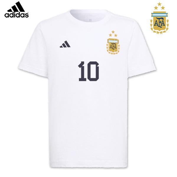 メッシ アルゼンチン代表 グラフィックTシャツ 22/23 2022 2023 ユニフォーム柄 半袖 adidas アディダス アパレル 正規品  :mearg23gtee:Football Vita 通販 