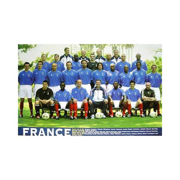 フランス代表　2002　集合写真　ポスター