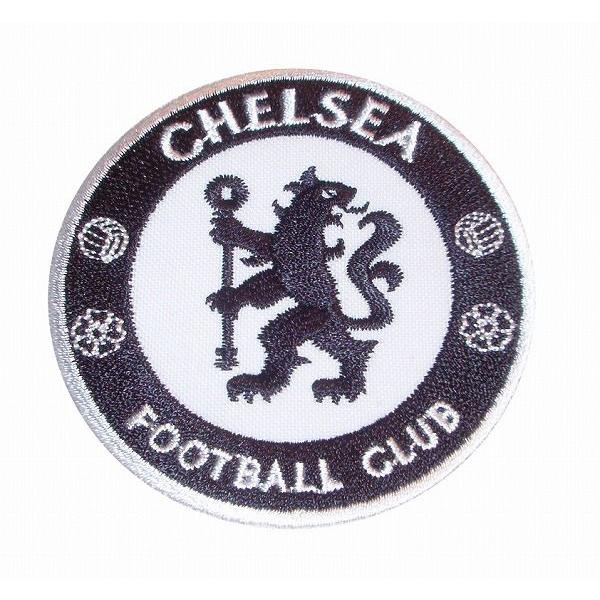 チェルシー(白×黒) エンブレムワッペン : サッカーショップ