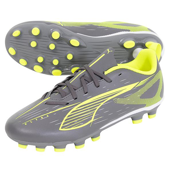 プーマ『AUDACITY PACK』プーマのフットボールブーツを履いて、サッカーのスリルを味わいましょう。軽量の合成アッパー、安定性のためのデボス加工されたサポートフレーム、円錐形のスタッズを備えた耐久性のあるTPUアウトソールを備えていま...