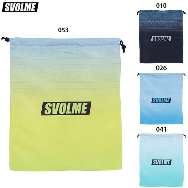 SVOLME定番のシューズ袋。中世ヨーロッパの壮大な歴史を重ね合わせたグラデーションデザイン。消臭機能がついた縫製糸を使用しているので、不快なにおいが袋に残りません。【素材】ポリエステル100%【カラー】010：ブラック026：ブルーグレー...