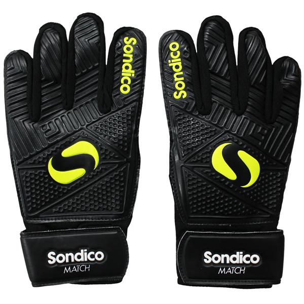 スタイリッシュなデザインで、パフォーマンスを念頭に置いて作られたソンディコマッチゴールキーパーグローブ。【仕様】フロントプラム：3+3mmスーパーローバックハンド：3mmハイフォームボディ：エアメッシュカット：ロールフィンガー【カラー】40...
