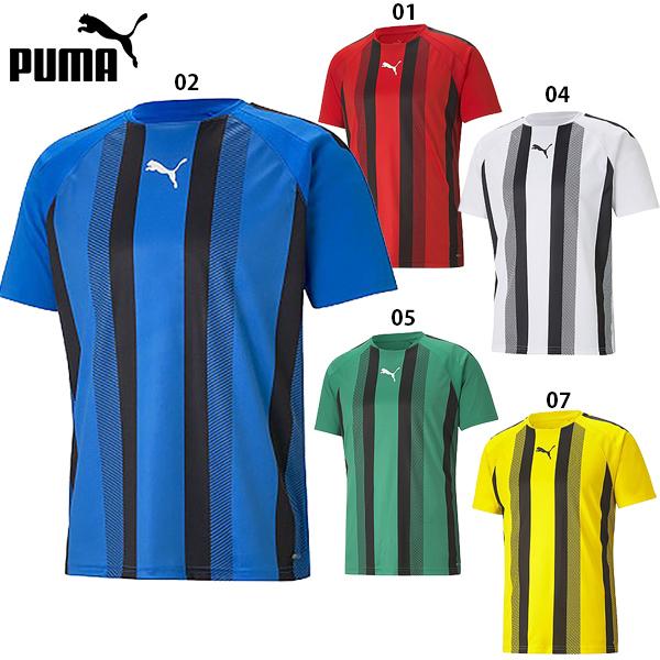 プーマ TEAMLIGA ストライプ ゲームシャツ 大人用 サッカー プラクティスシャツ 半袖 puma 705152