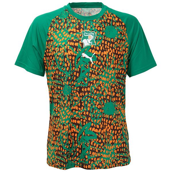 プーマ 2026 コートジボワール代表 プレマッチシャツ 大人用 サッカー トレーニングシャツ 半袖 puma 784738-10