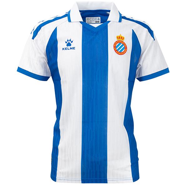 ケルメ 25-26 RCDエスパニョール ホームユニフォーム 半袖 大人用 サッカーシャツ KELME 8551ZB11695-409