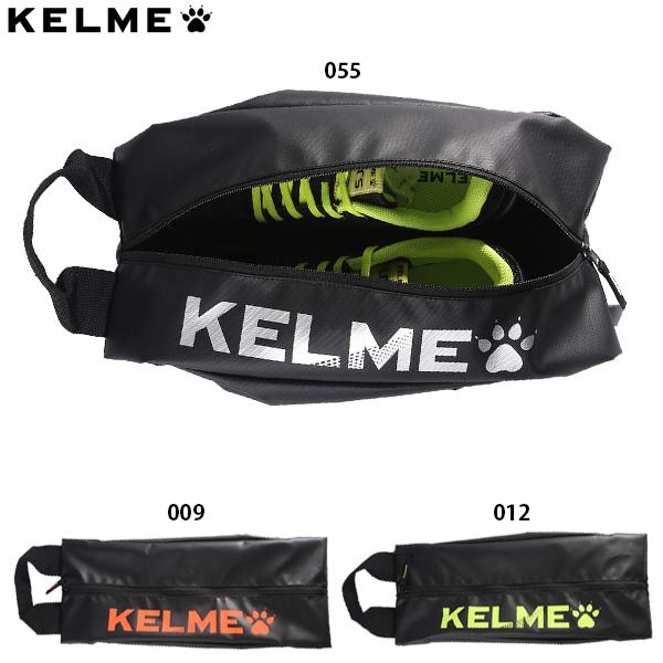 KELMEロゴ、蛍光プリントのシューズバッグ。※こちらの商品はメーカーお取り寄せとなります。発送までに通常5-10日ほどお時間を頂きます。【素材】ポリエステル100%【カラー】009：ブラック×Nオレンジ012：ブラック×Nイエロー055：...