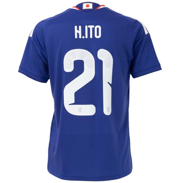 【スピード出荷】#21 伊藤洋輝 アディダス サッカー日本代表 2026 ホーム レプリカ ユニフォーム 半袖 大人用 DAZ45-KD3345