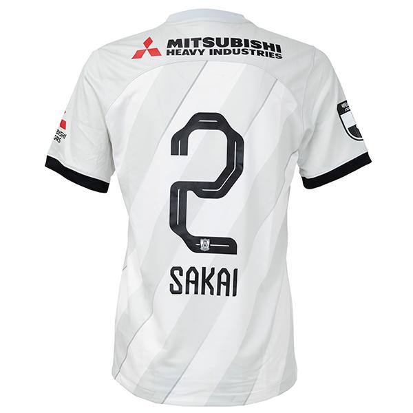 【スピード出荷】ナイキ 2024 浦和レッズ #2 酒井宏樹 アウェイレプリカユニフォーム 大人用 サッカー レプリカシャツ NIKE FN8541-043