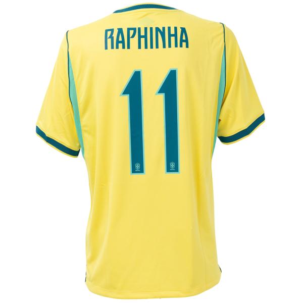 【スピード出荷】ナイキ 2026 ブラジル代表 #11 ハフィーニャ ホームレプリカユニフォーム 大人用 サッカー レプリカシャツ 半袖 NIKE IF7054-724
