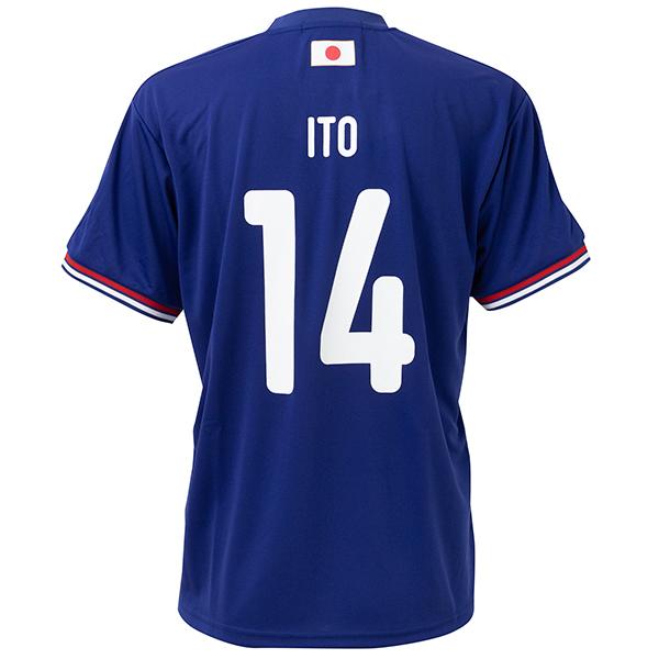 サッカー日本代表 プレーヤーズTシャツ 伊東純也 14 M 日本サッカー協会（JFA）公式 サッカー日本代表 2026 プレーヤーズT