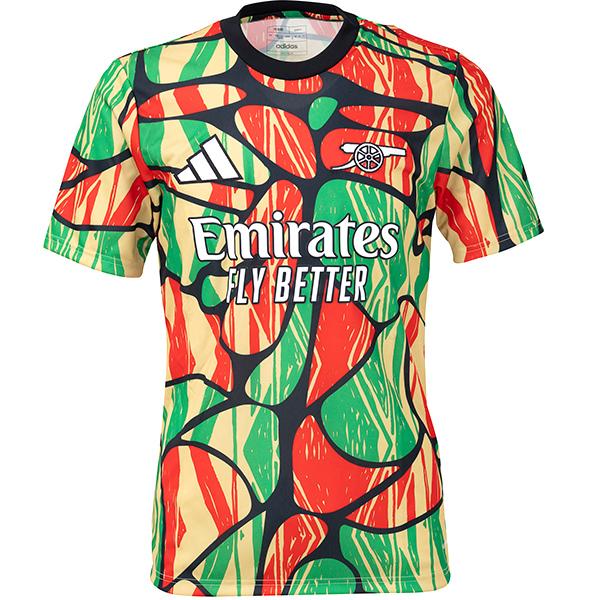 adidas アーセナル　トレーニングシャツ　プレマッチシャツ　プラシャツ　新品 アディダス 24-25 アーセナルFC プレマッチシャツ 大人用 サッカー