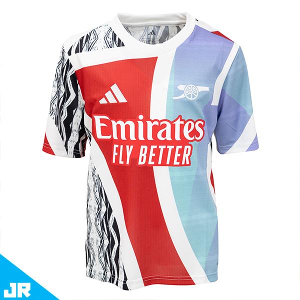 NIKE アーセナル Fly Emirates 半袖 トレーニングシャツ M adidas（アディダス） 24-25 キッズ アーセナルFC プレマッチ