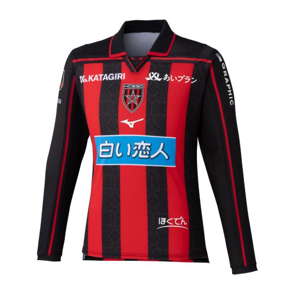 ミズノ 26-27 北海道コンサドーレ札幌 ホームオーセンティックユニフォーム 長袖 大人用 サッカーシャツ mizuno P2JADY6011