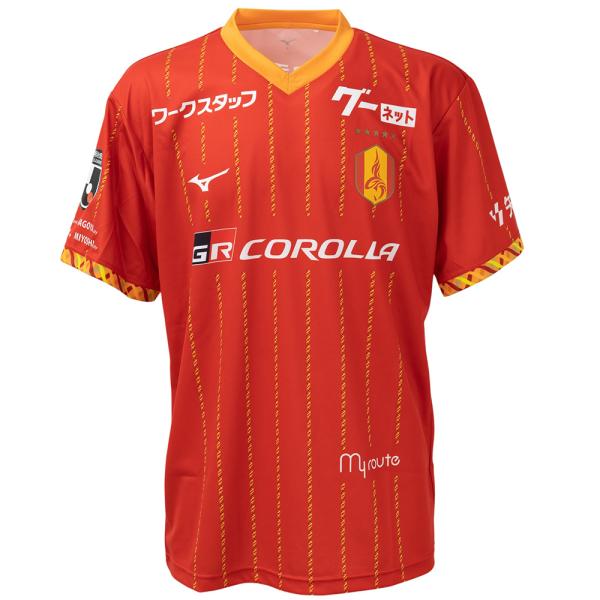 ミズノ 26-27 名古屋グランパス ホームレプリカユニフォーム 半袖 大人用 サッカーシャツ mizuno P2JADY7041