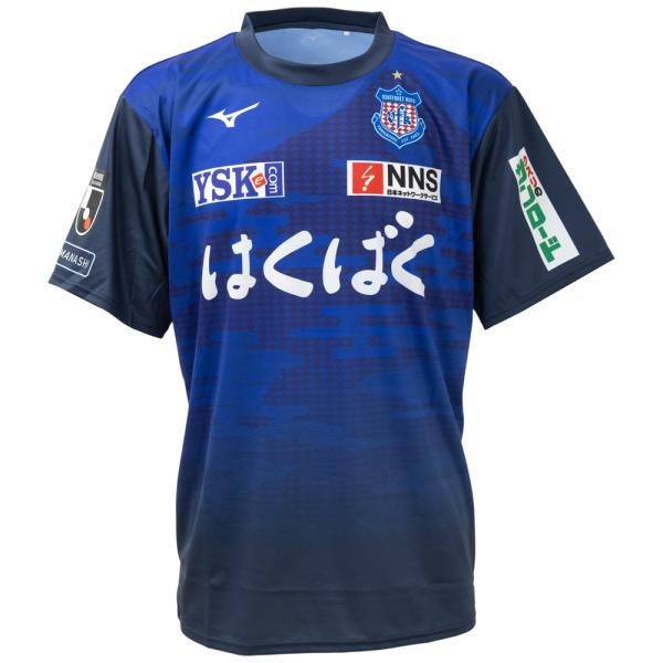 ミズノ 26-27 ヴァンフォーレ甲府 ホームレプリカユニフォーム 半袖 大人用 サッカーシャツ mizuno P2JADY8041