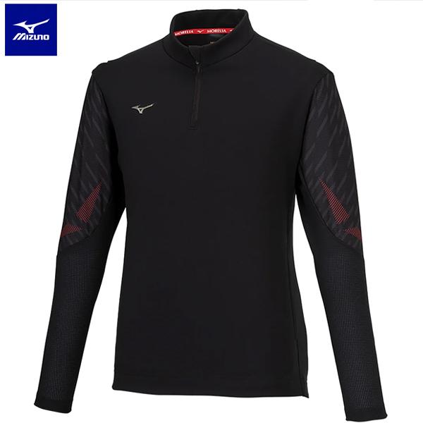 MIZUNO - MIZUNO【モレリア】トレーニングトップ ブラック 2XL P2MCB005 MIZUNO（ミズノ） モレリア トレーニングトップ 大人用 サッカー