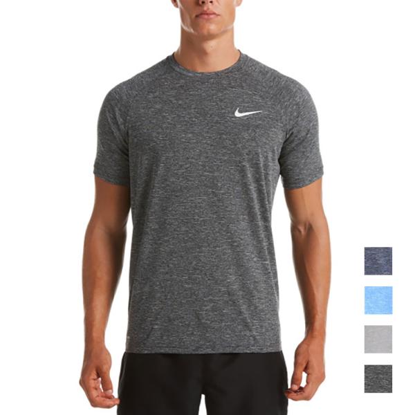 【特徴】定番デザインでヘザー調の半袖ハイドロガード（ラッシュガード）。適度にゆとりのあるフィット感で、速乾性に優れたDri-FIT素材で快適な着心地。UPF40+で日焼け対策にもおすすめ。【品質】本体：ポリエステル100％【仕様】Dri-F...