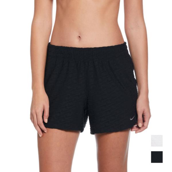 【NIKE SWIM公式】ナイキ パイルスウッシュカバーアップショーツ nessf257 レディース 女性 水着 レジャー かわいい ブランド 人気 スイミング フットマーク