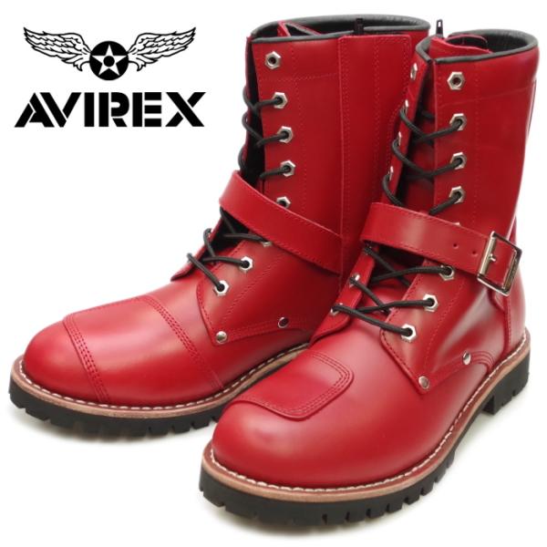 せぶん様 AVIREX YAMATO AV2100 エンジニアブーツ ヤマト footmonkey_avirerx-av2100-blk