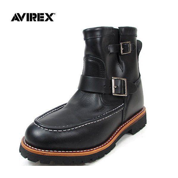 AVIREX ツートーンヒール ショート エンジニア バイカー ブーツ 26.5 AVIREX ツートーンヒール ショート エンジニア バイカー ブーツ