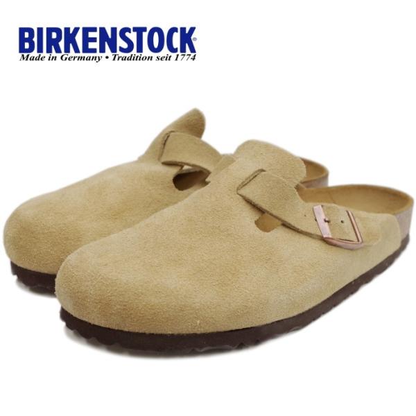 ビルケンシュトック ボストン 40周年モデル 限定 正規品 BIRKENSTOCK BOSTON スエード 1008073 ［サンド］ クロッグ  サンダル メンズ レディース 幅狭 ナロー