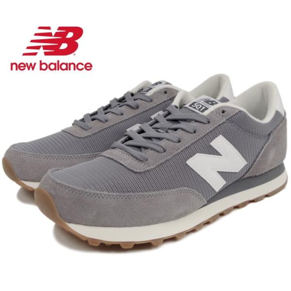 ニューバランス スニーカー 501 正規品 new balance ML501 CVA [グレー/ホワイト］メンズ