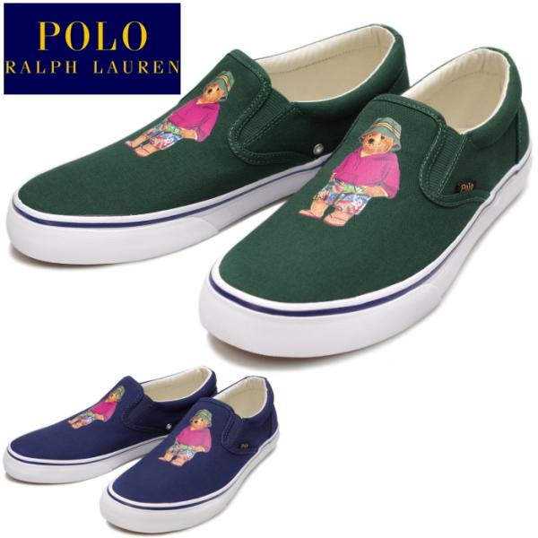 大注目 Men S Lauren Ralph Polo トンプソン メンズ ラルフローレン 取寄 ポロ スリッポン シューズ ラルフローレン ポロ Thompson Canvas Recycled Embroidered Green Pink Sunset シューズ Evcoafrica Org