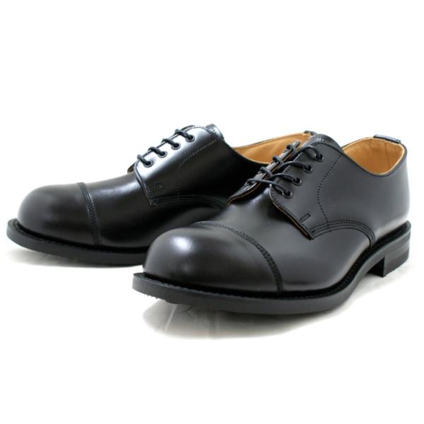 ○○ラムジー RAMSEY 442 MILITARY CAP TOE OXFORD ブラック