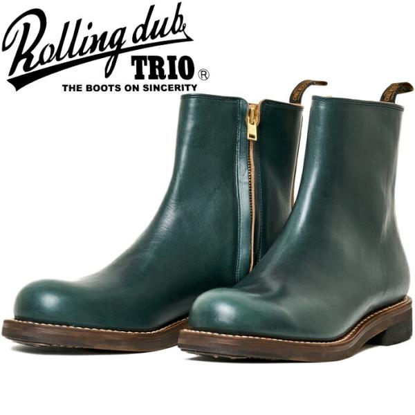 【最終値下げ】ローリングダブトリオ キャスパー 8H クロムエクセル ネイビー ROLLING DUB TRIO “CASPER”＜NAVY CHROMEXCEL＞ | MASUYA