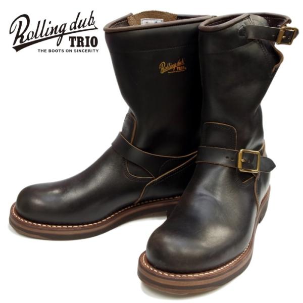 【美品】ローリングダブトリオ　エンジニアブーツ ブラック 美品】ローリングダブトリオ エンジニアブーツ ブラック Rolling dub