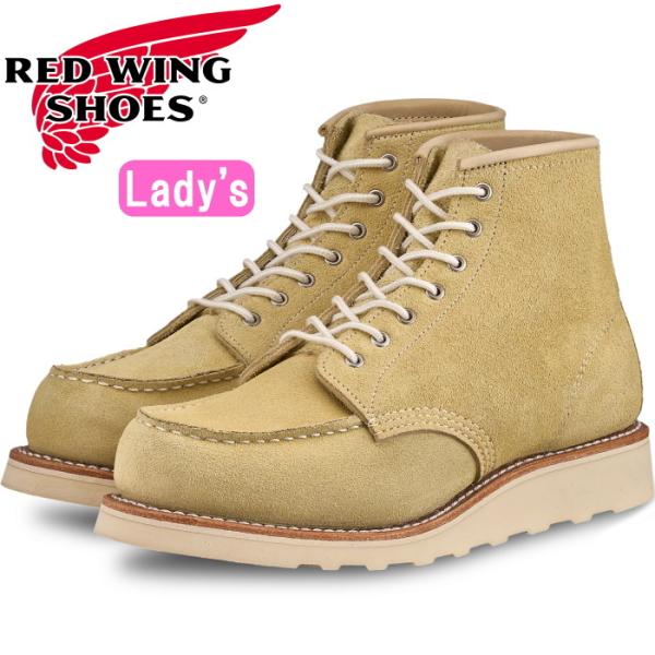 bhEBO u[c fB[X {v RED WING 3423 mButter "Abilene" Roughoutn 6" Classic Moc o^[ Ar[ tAEg [Nu[c