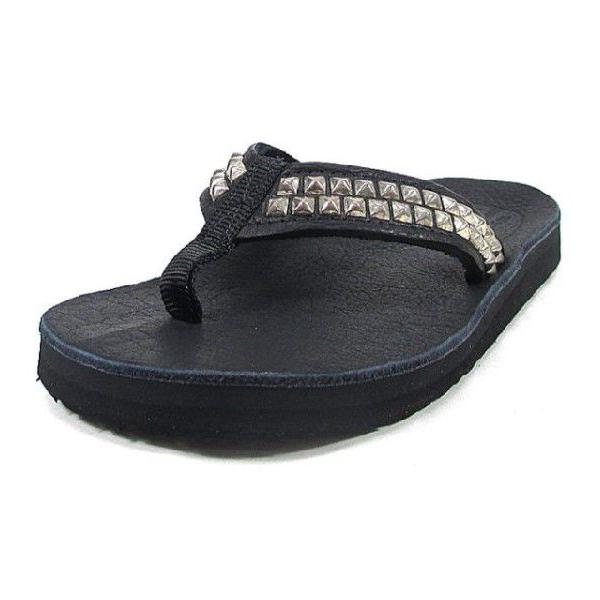 sandalman ブラック us8 THE SANDALMAN（サンダルマン） ワイドビーチサンダル