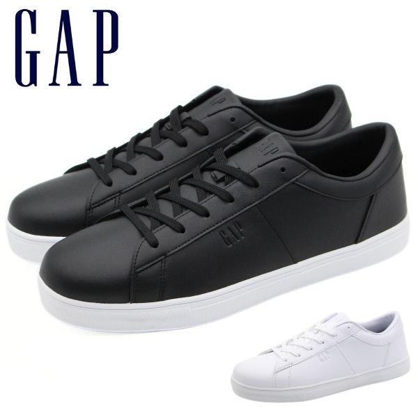 GAP（ギャップ） スニーカー メンズ 靴 ローカット 黒 ブラック 白